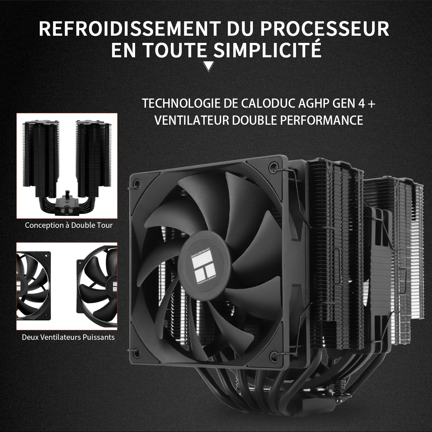 Thermalright Peerless Assassin 140 - Raffreddatore CPU Black - immagine 4