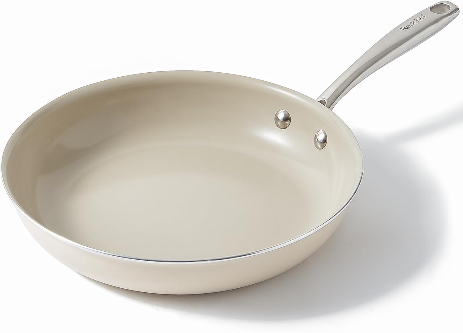 Redchef Padella Ceramica Antiaderente a Induzione 28 cm, Beige