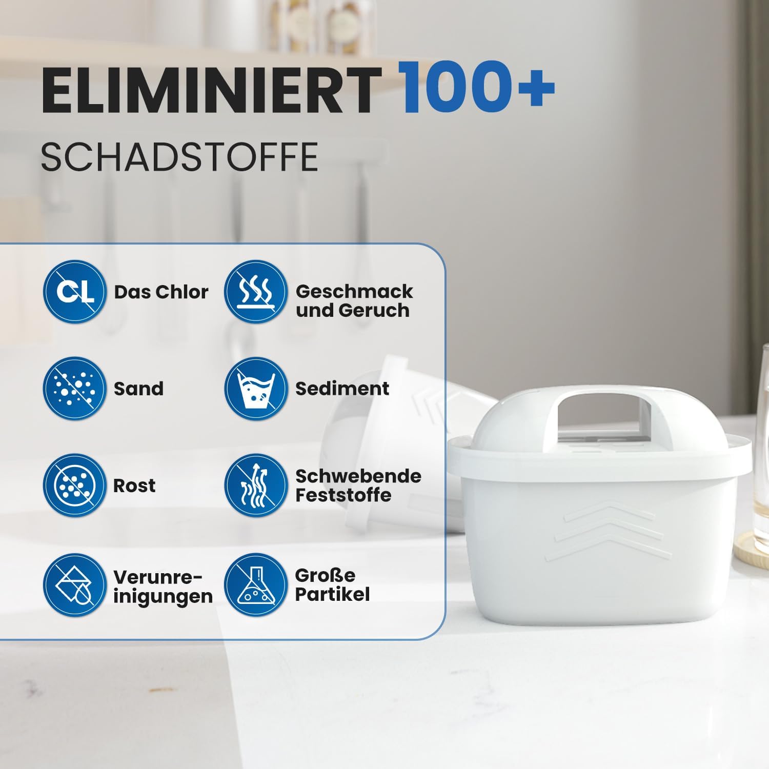 EVERSPRING Filtro per Bollitore Compatibile Brita Maxtra+ (12 pezzi) - immagine 4