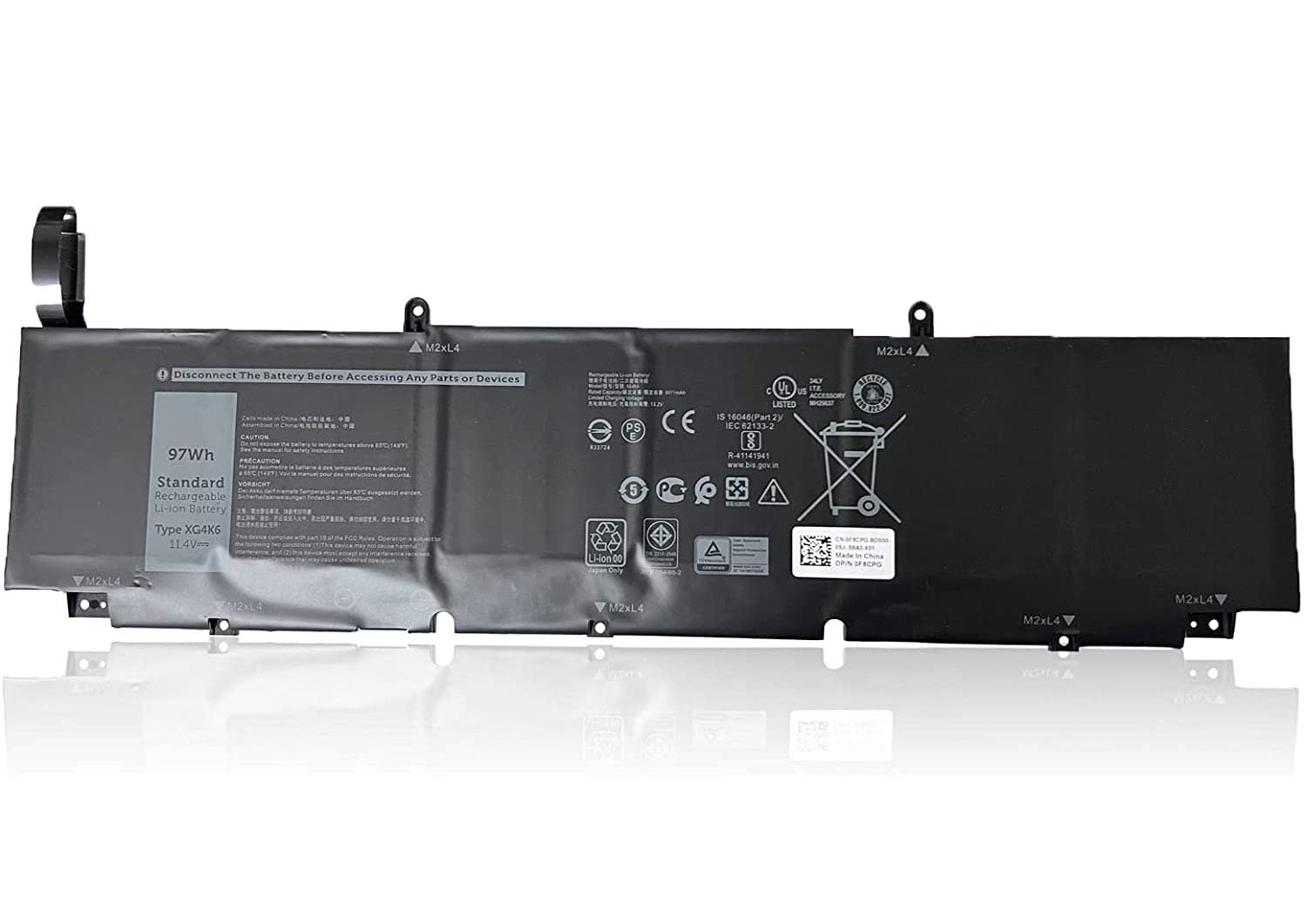 XG4K6 0XG4K6 Batteria Laptop per DELL XPS 17 9700
