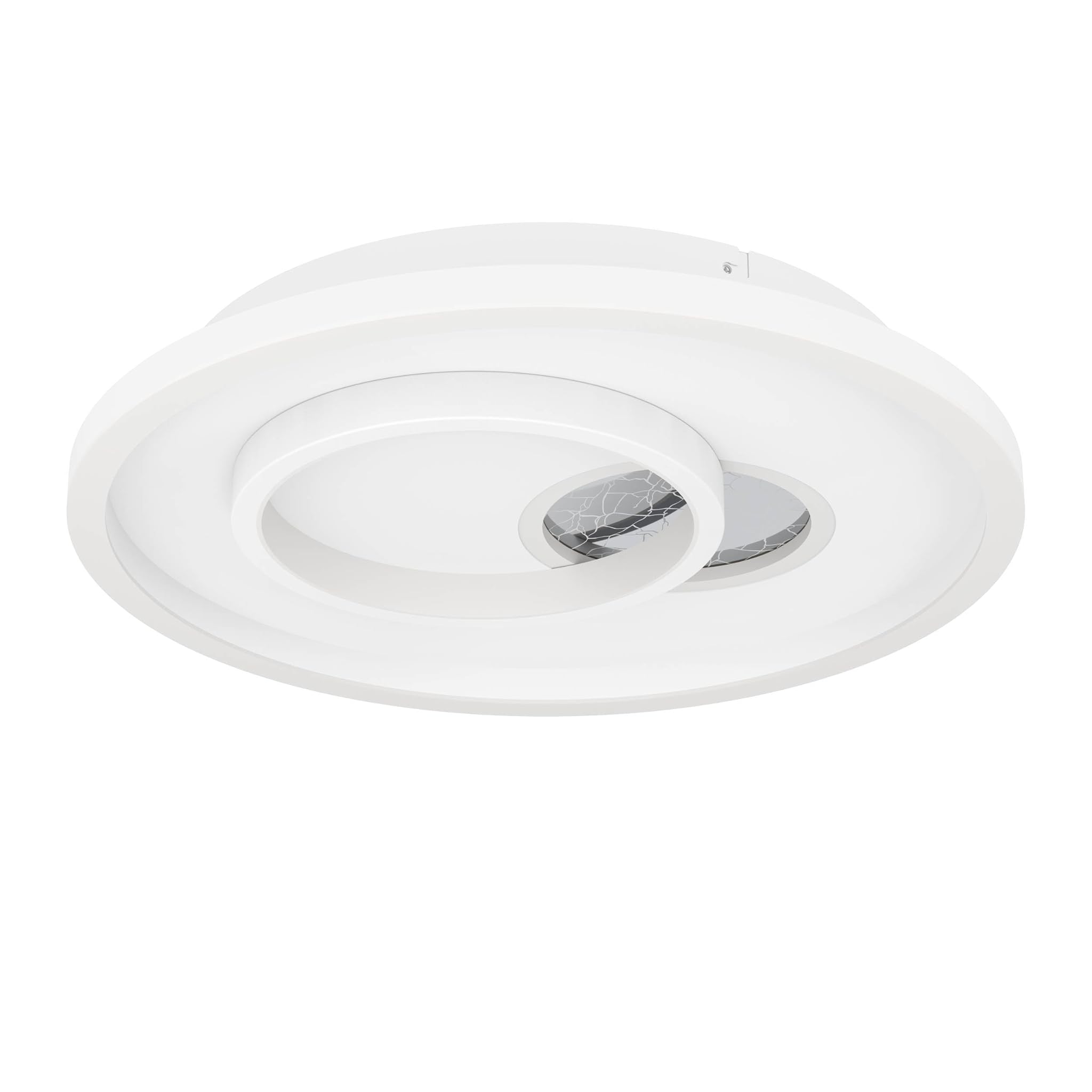 Eglo Tiriolo Lampada da Soffitto a LED, Bianca/Argento