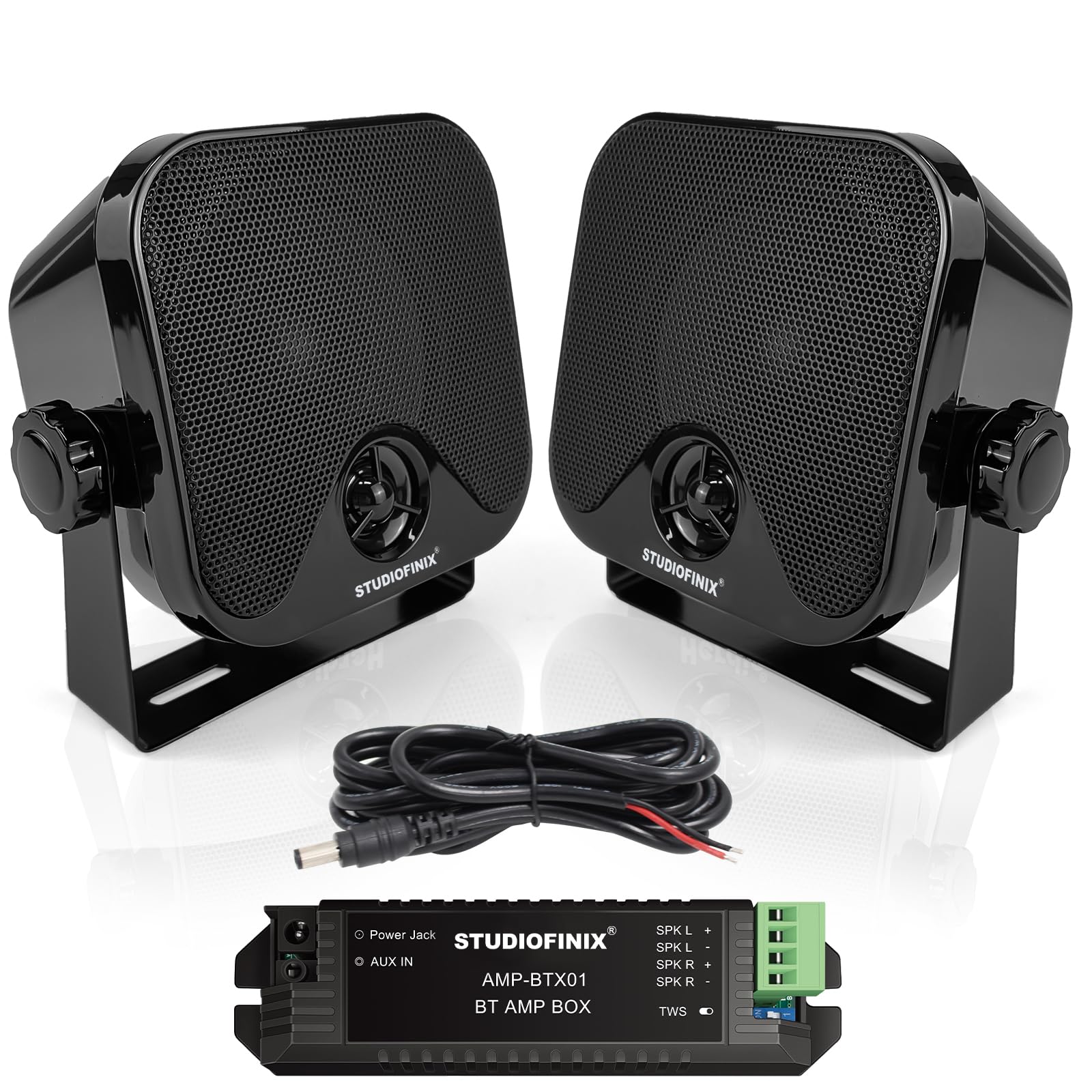 Studiofinix Sistema Altoparlanti Stereo Bluetooth Impermeabile