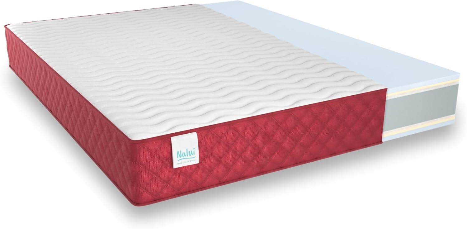 Nalui Materasso Viscoelastico Reversibile 105x200 cm