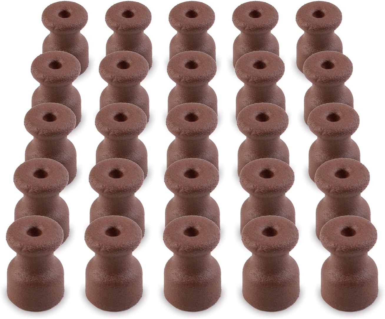 Amarcords - 25 Fermacavo Vintage in Porcellana, Corten - immagine 1