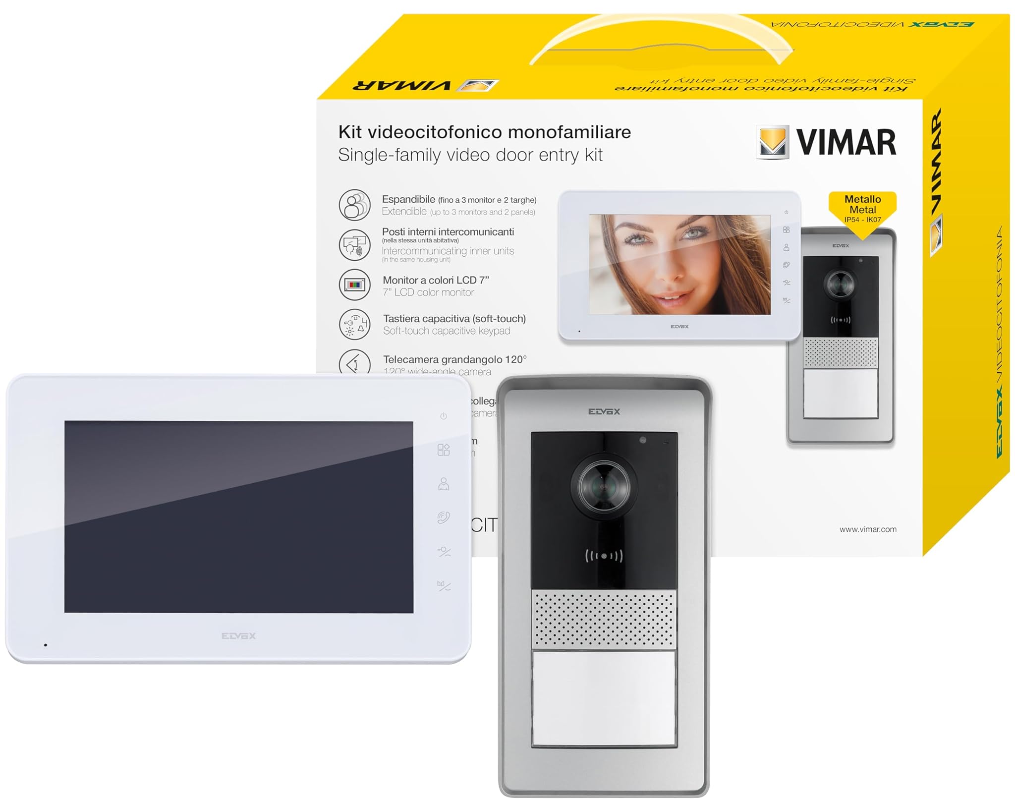 Vimar K42910 Kit Videocitofono Monofamiliare da Parete