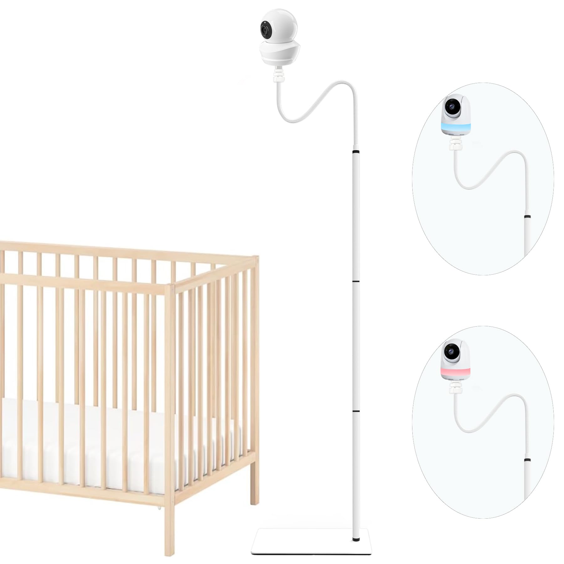 Derebir Supporto per fotocamera per baby monitor, compatibile con baby monitor
