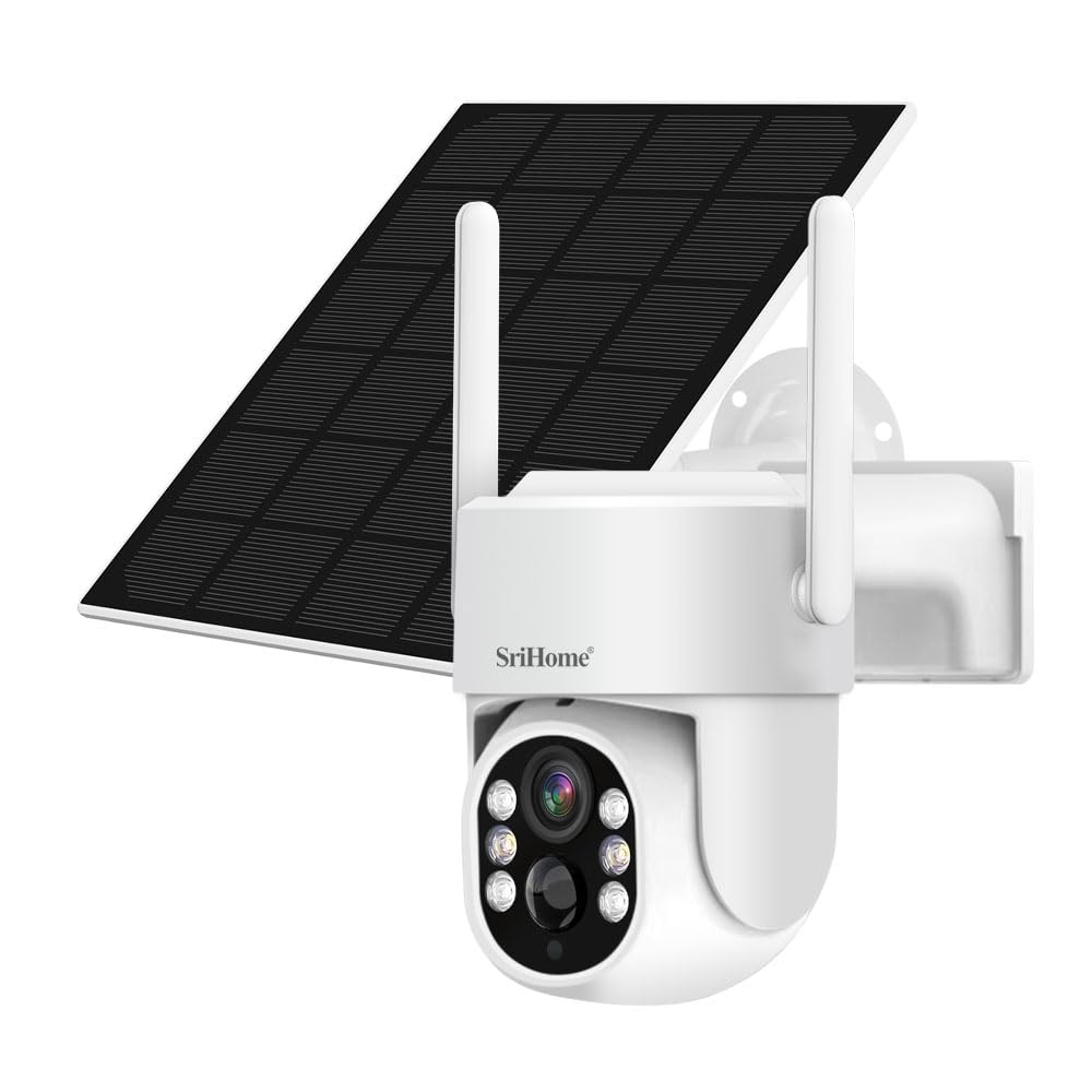 Srihome 4MP - Telecamera Sorveglianza WiFi PTZ Esterno