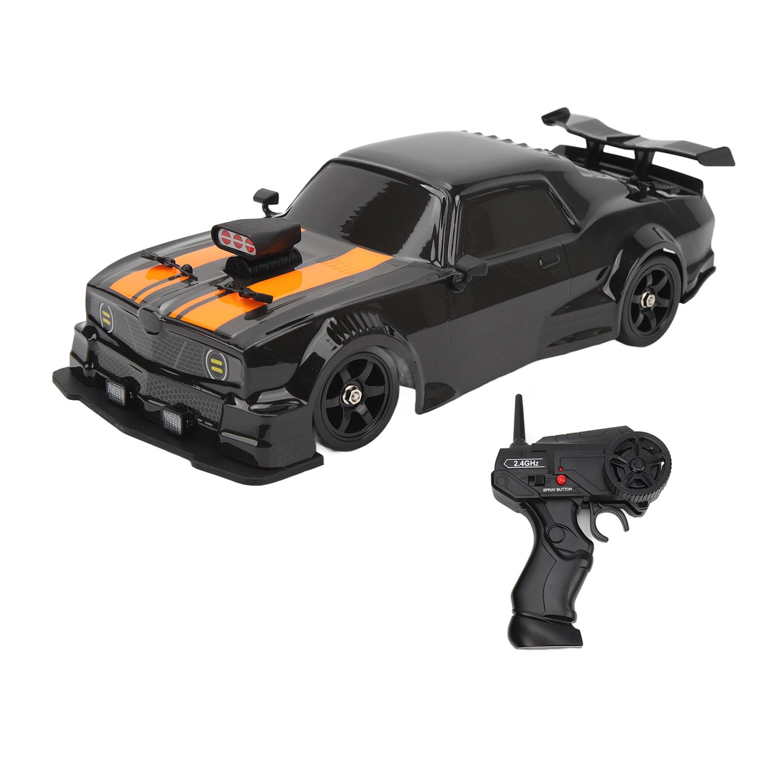 BuyWeek Auto Telecomandata Drift 1:16 4WD, Nera