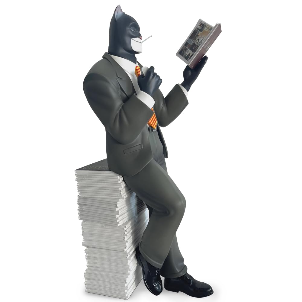 Plastoy Collectoys – Statuetta Blacksad Pila di Libro