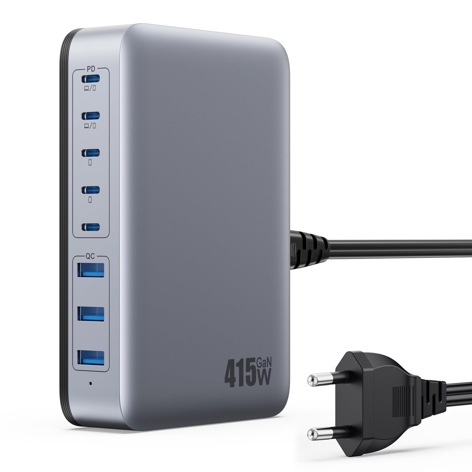 Caricatore USB C Multiplo 415W con Doppio PD 100W