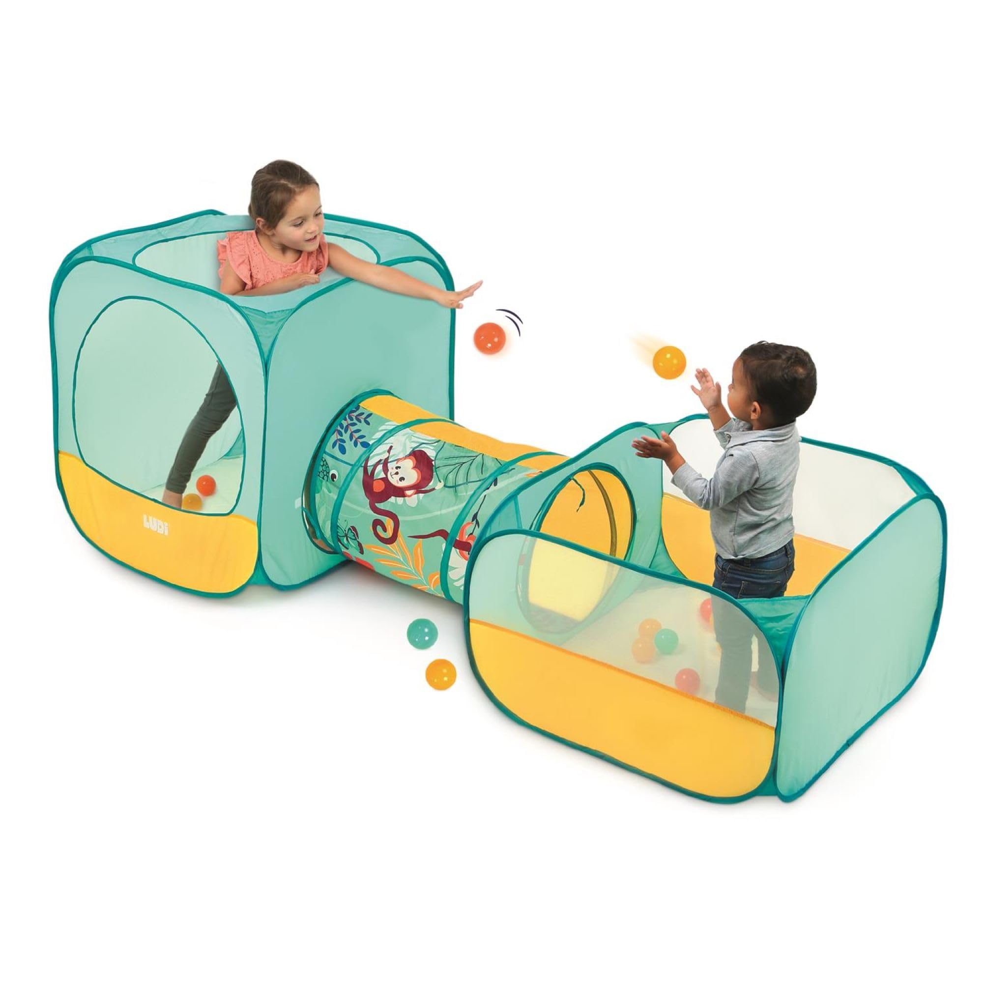 Ludi - Percorso di Gioco Pop-up Jungle con 30 Palle