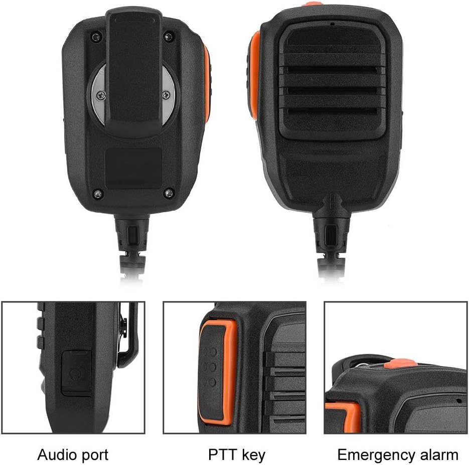 Microfono a Mano per HYTERA HYT 3,5mm, Nero - immagine 2