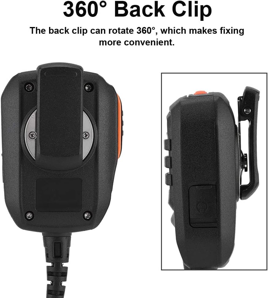 Microfono a Mano per HYTERA HYT 3,5mm, Nero - immagine 3