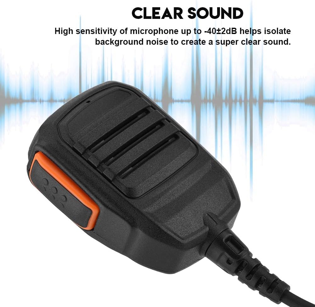 Microfono a Mano per HYTERA HYT 3,5mm, Nero - immagine 5