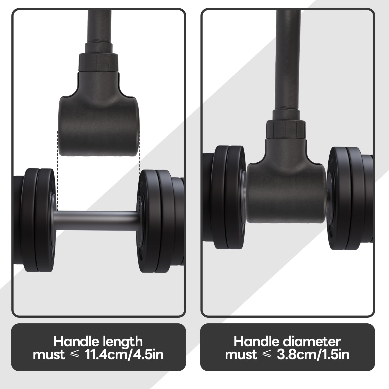 Tonchean Convertitore Manubri a Bilanciere 80kg - immagine 4