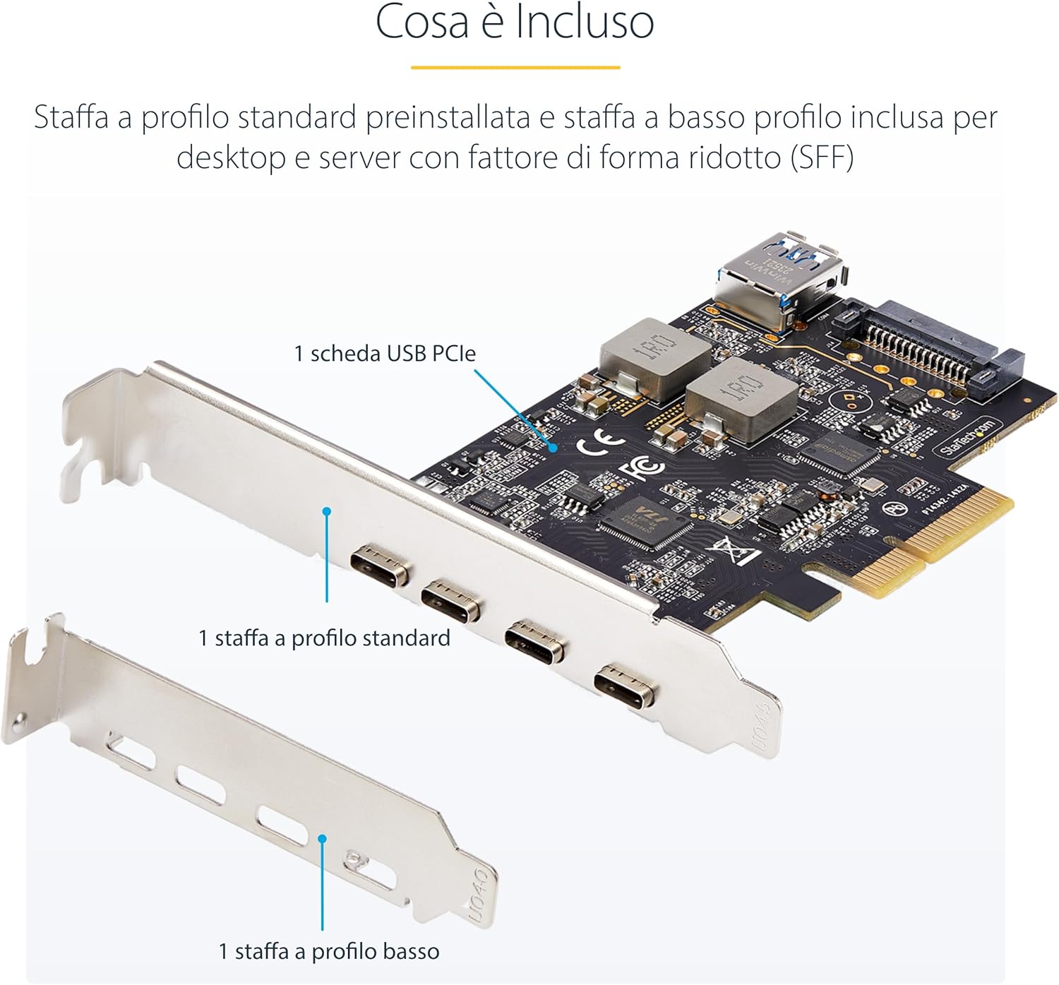 Startech.com Scheda Espansione PCIe USB 3.2 10Gbps - immagine 6
