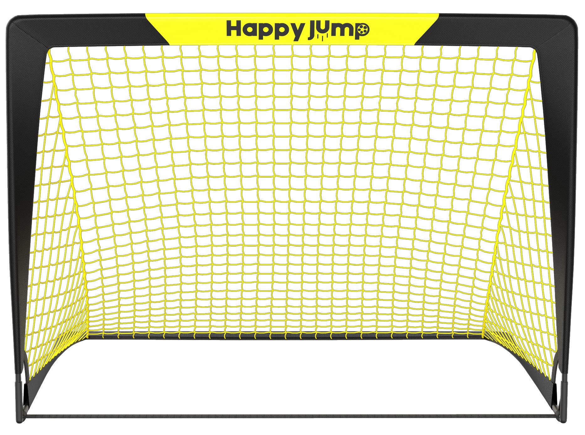 Happy Jump Porta da Calcio Pop up 3'x2.2' Nero+Giallo