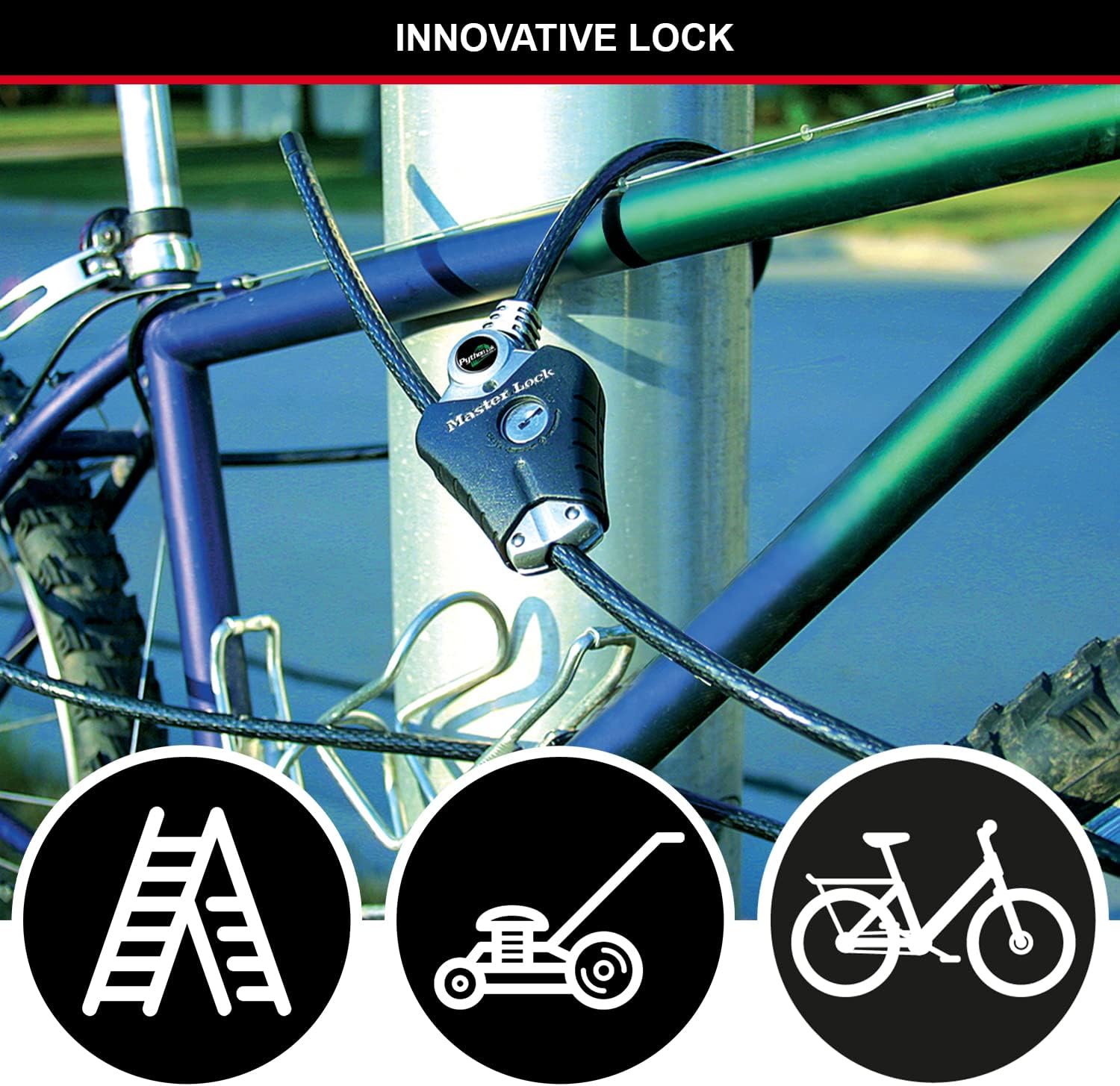 Master Lock 8428EURDPRO Cavo Antifurto Regolabile - immagine 2