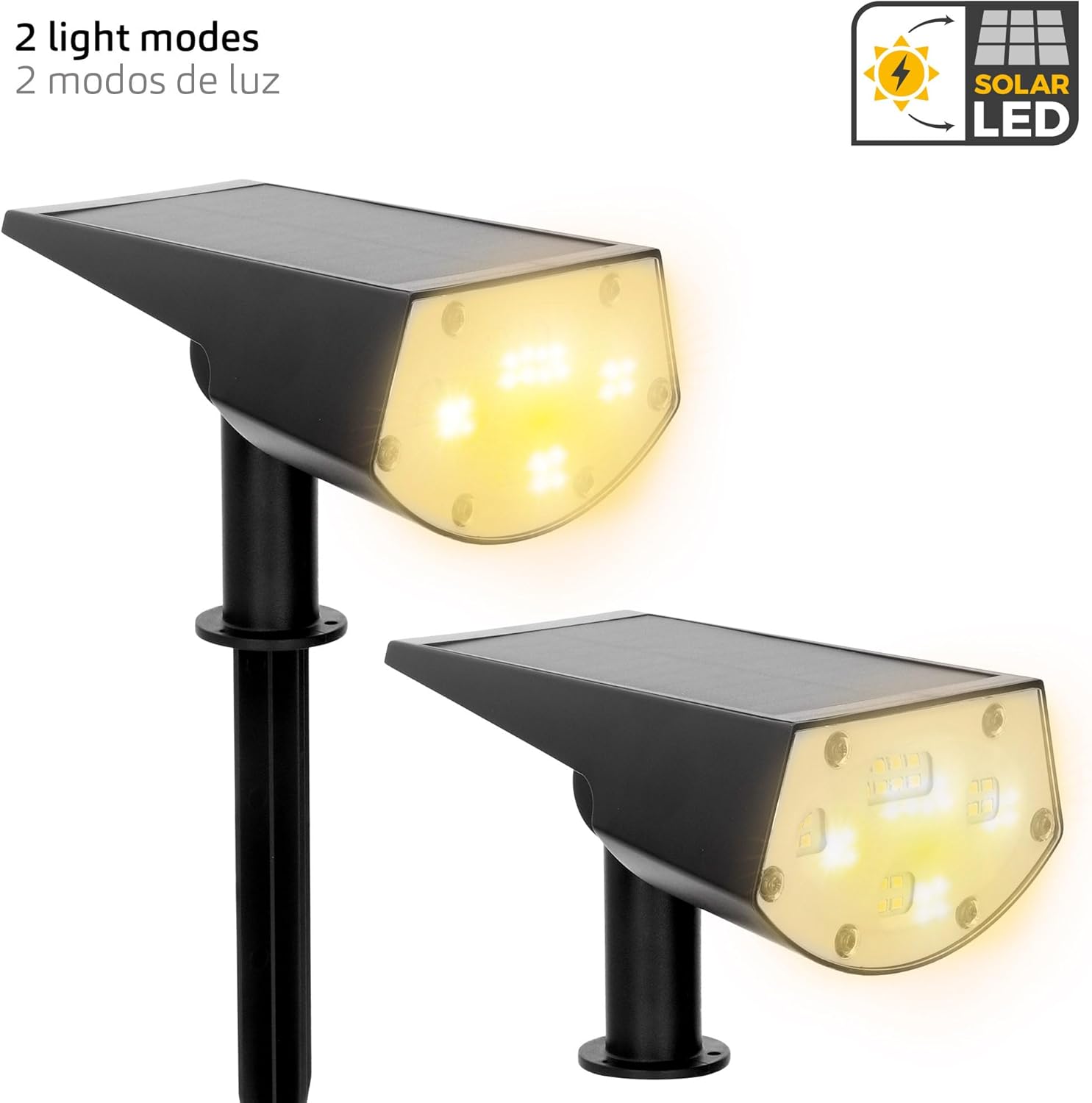 Aktive 85496 Fari Solari a LED 2 in 1 (6 pezzi) - immagine 2