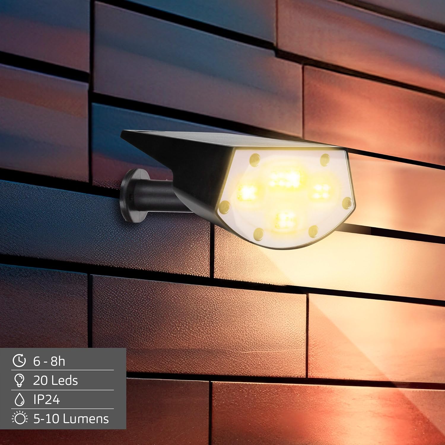 Aktive 85496 Fari Solari a LED 2 in 1 (6 pezzi) - immagine 3