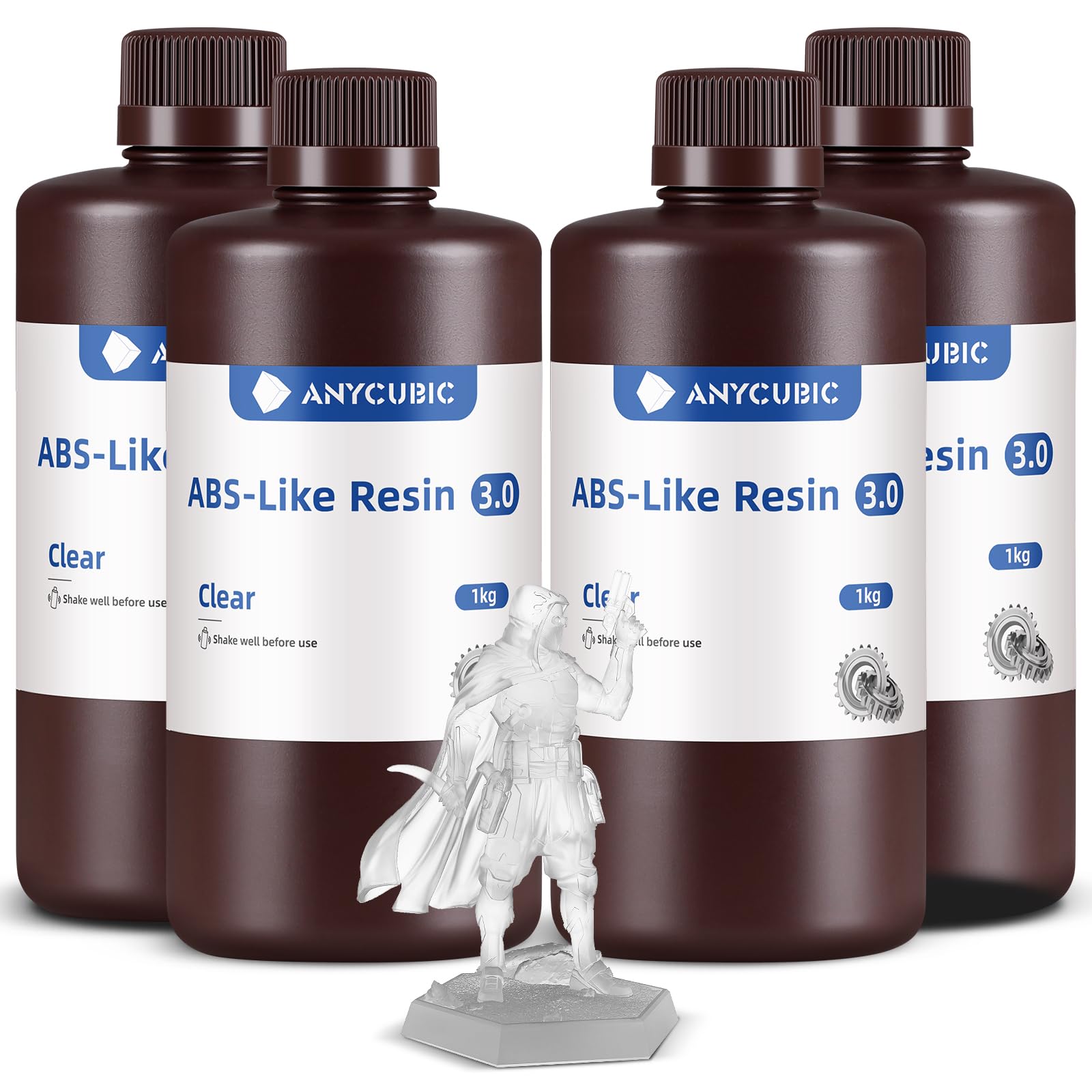 ANYCUBIC ABS-Like Resin 3.0 - Resina 3D Trasparente 4000g