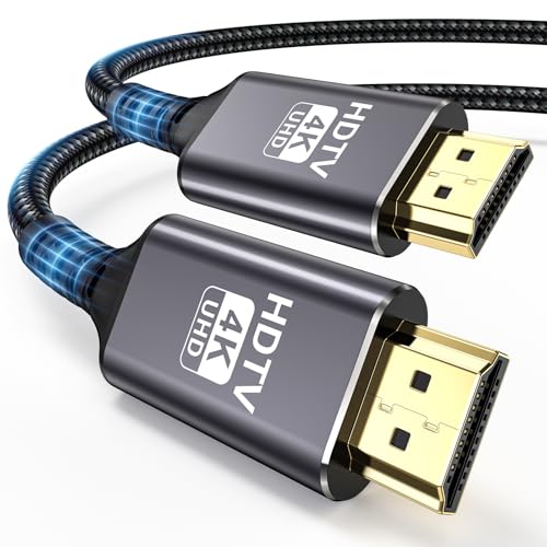 Cavo HDMI 4K 3m, Cavo HDMI 2.0 18Gbps Alta Velocità con Ethernet Ritorno Audio, Supporto 4K@60 Hz HDR UHD 3D 1080P Compatibile con Monitor, TV Fernseher, Blu-ray, PS5/4/3, Laptop