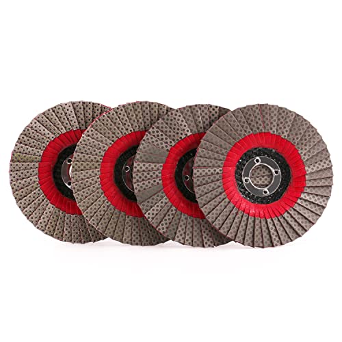 4 Set da 5" Diamond Flap Disc Grinding Sanding Wheels