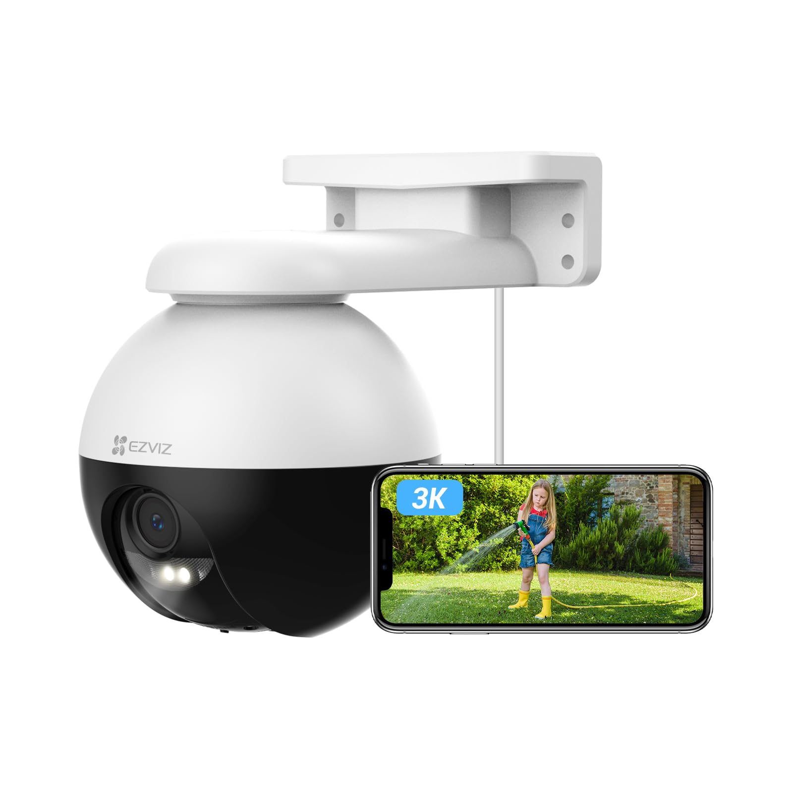 Ezviz Telecamera Wi-Fi Esterno 3K Motorizzata C8W Pro 5MP