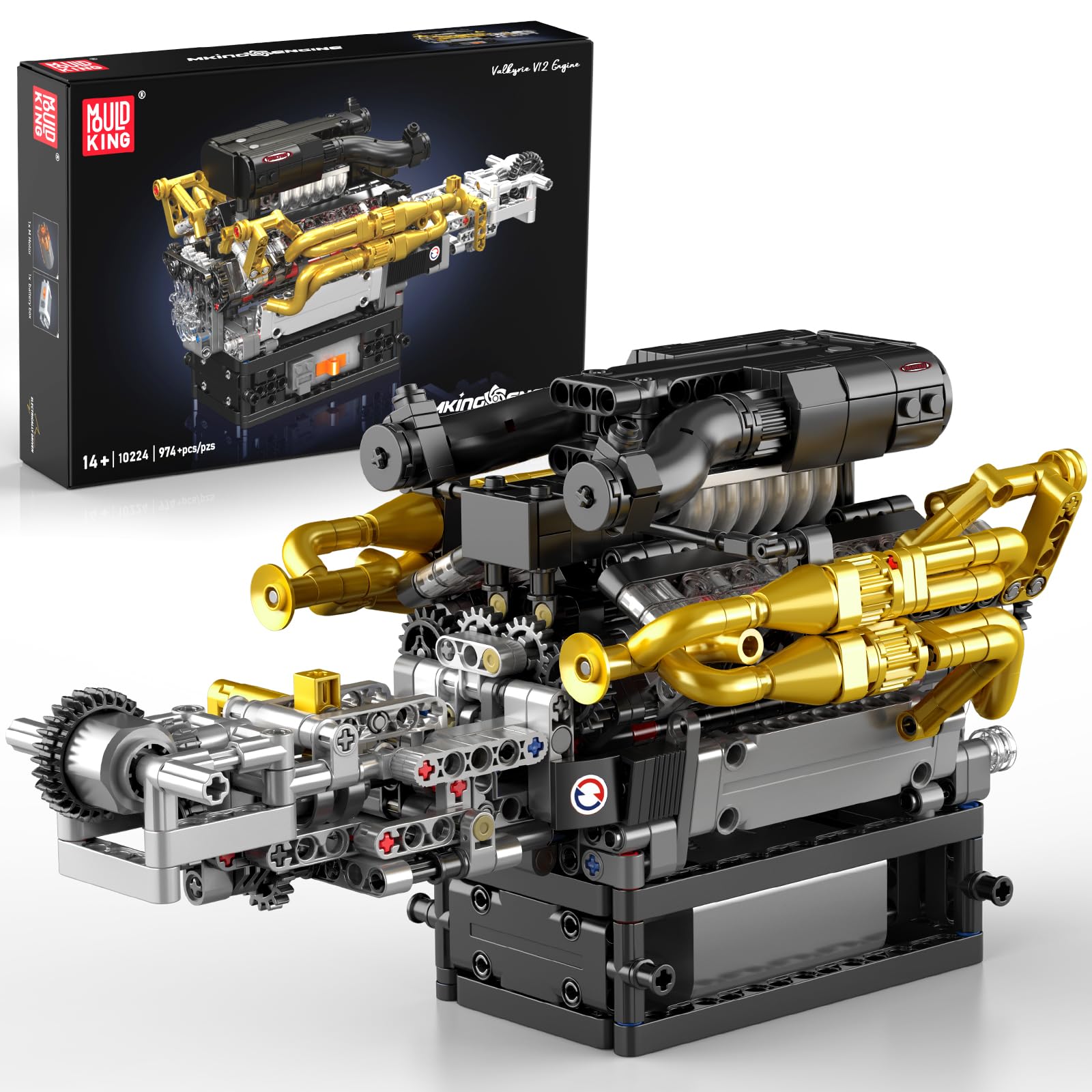 Mould King 10224 Engine Building Blocks Set