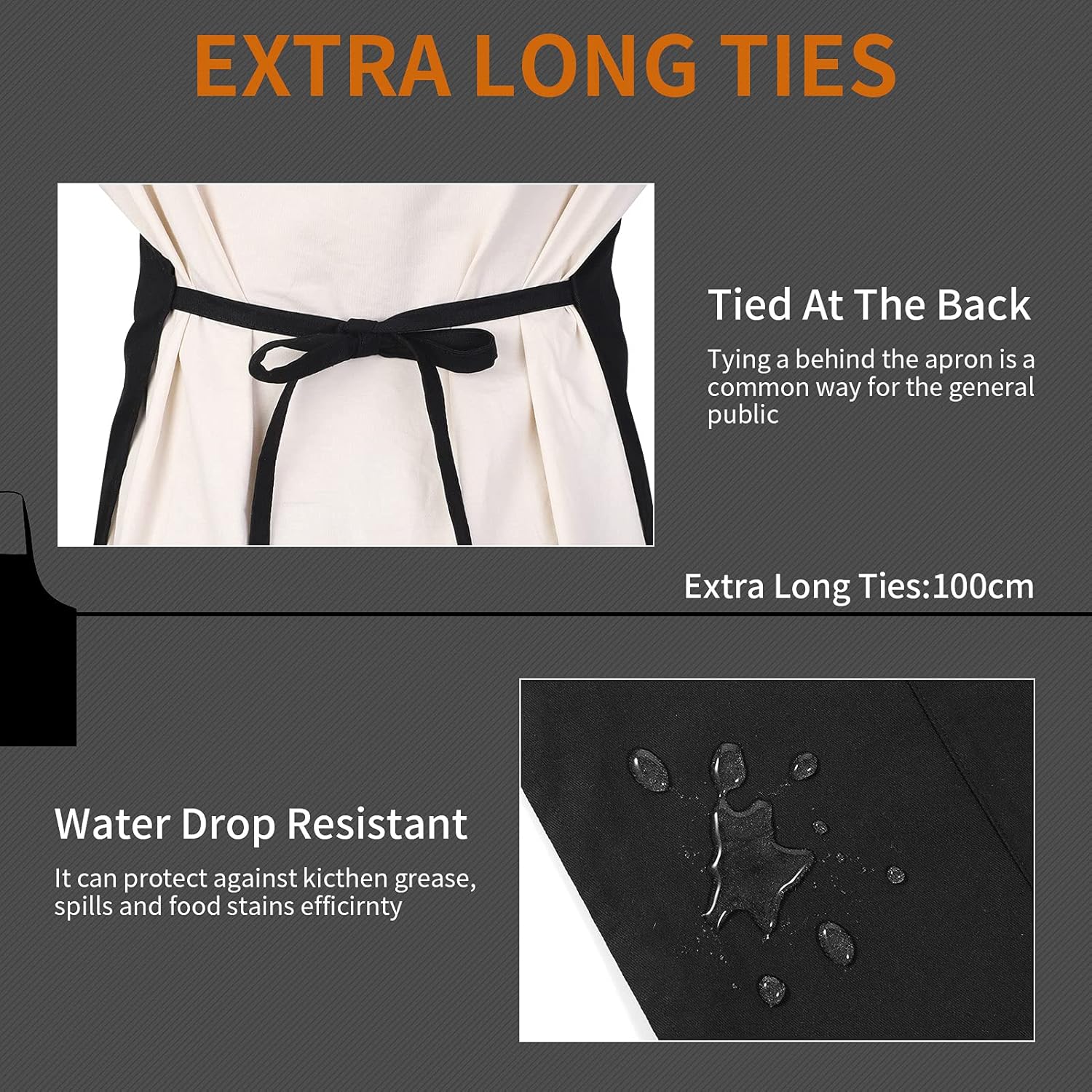 SOSPIRO Grembiule da Cucina e Barbecue Regolabile - immagine 3