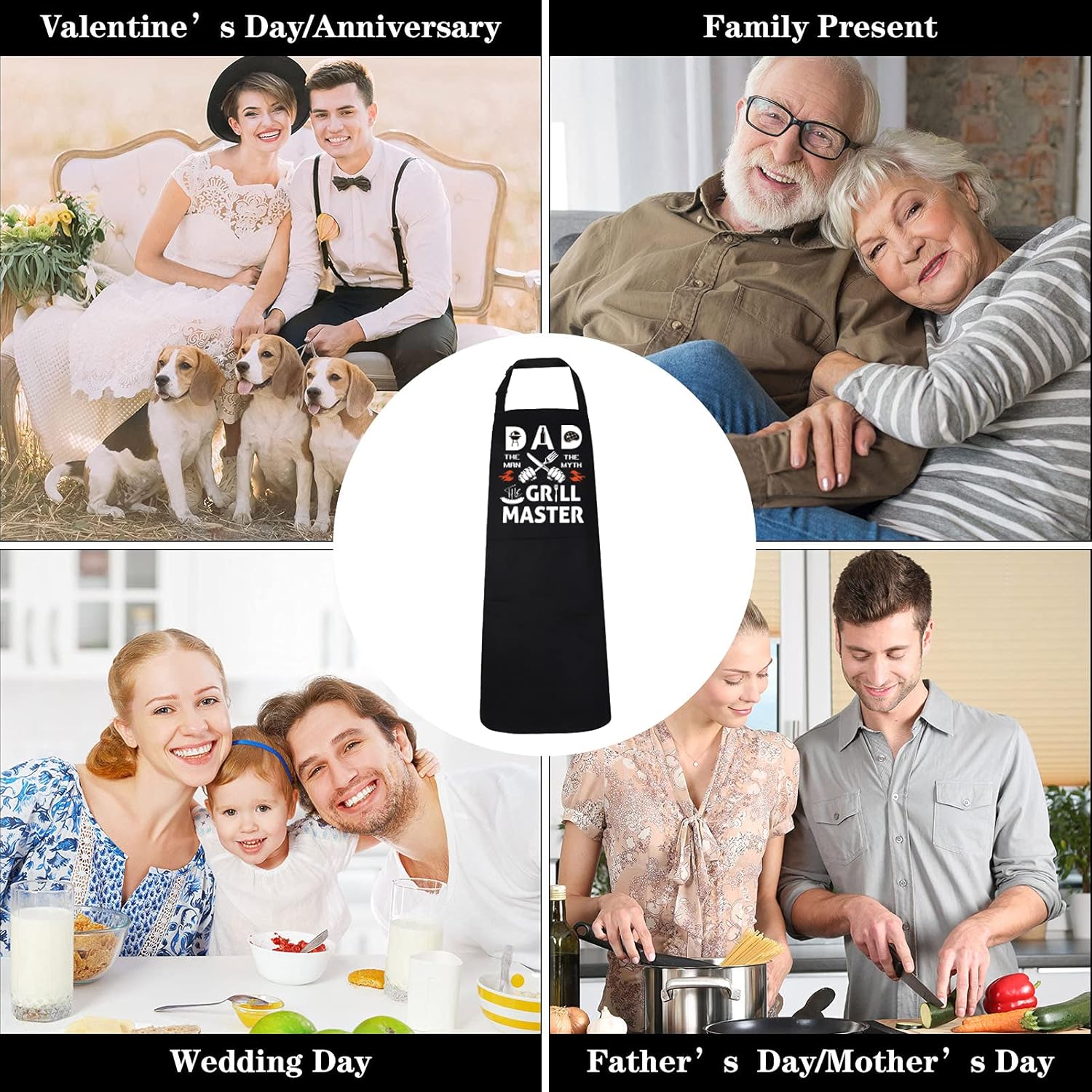 SOSPIRO Grembiule da Cucina e Barbecue Regolabile - immagine 7