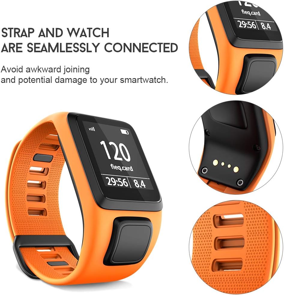 NotoCity Cinturino in Silicone Compatibile Tomtom Smartwatch - immagine 2