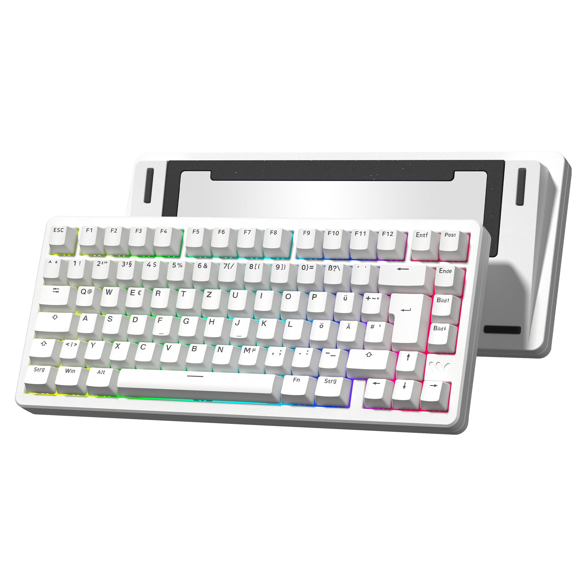 SK75 - Tastiera Meccanica Wireless 75% Alluminio, Bianco