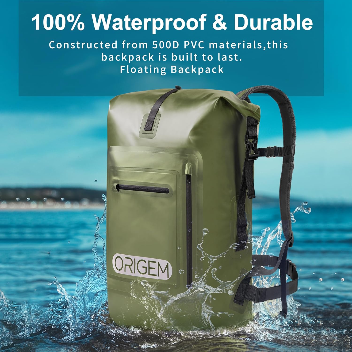 Origem Zaino Impermeabile Roll-Top 35L/55L/85L - immagine 2