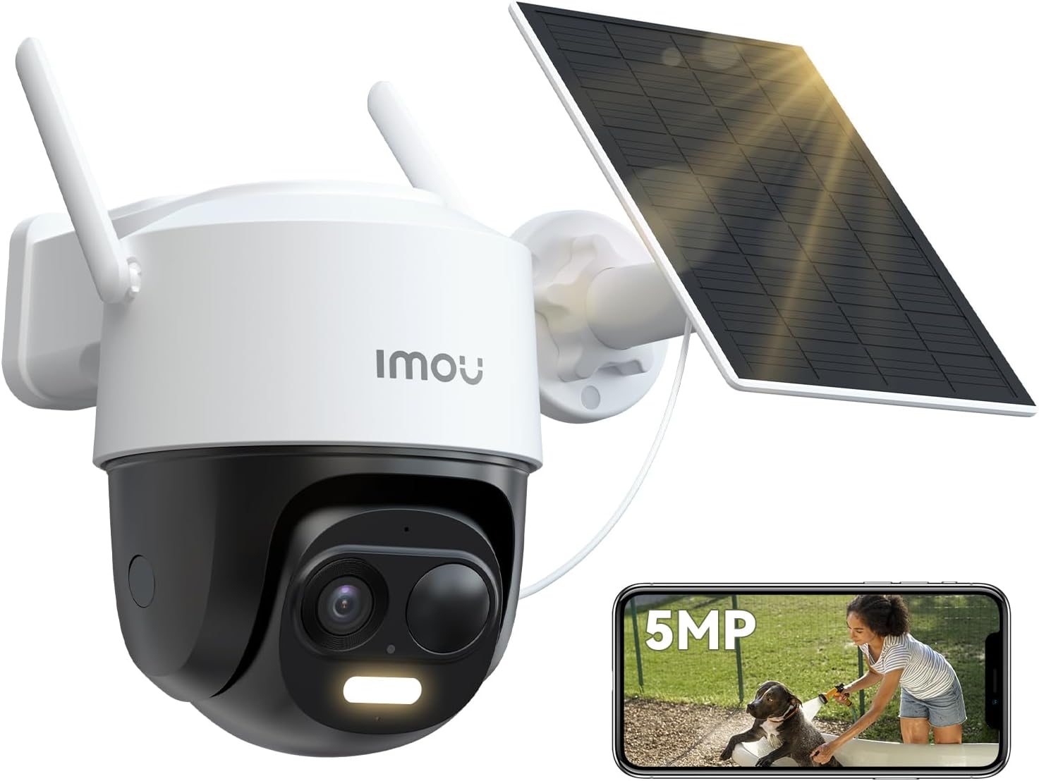 Imou - Telecamera WiFi Esterno 5MP con Pannello Solare - immagine 1