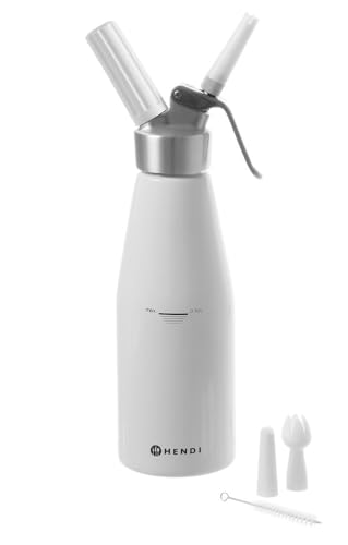 HENDI Sifone per Cucina 0,95L, Alluminio Bianco