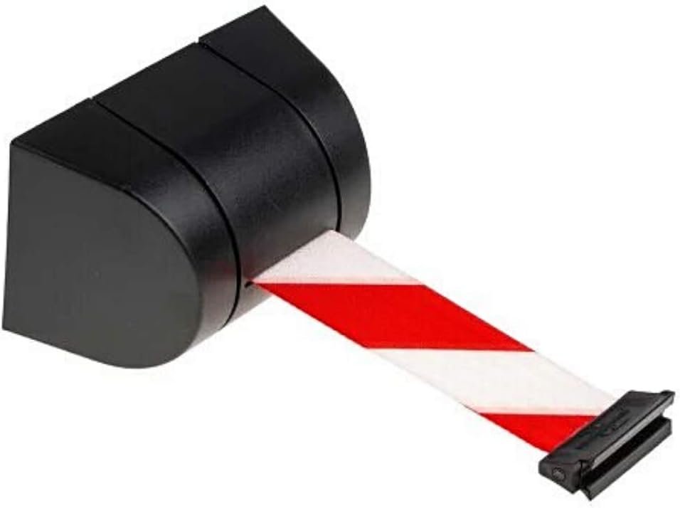 FlexiBarrier - Nastro per bloccaggio, retrattile, da parete, basic, 4,5 m - immagine 3