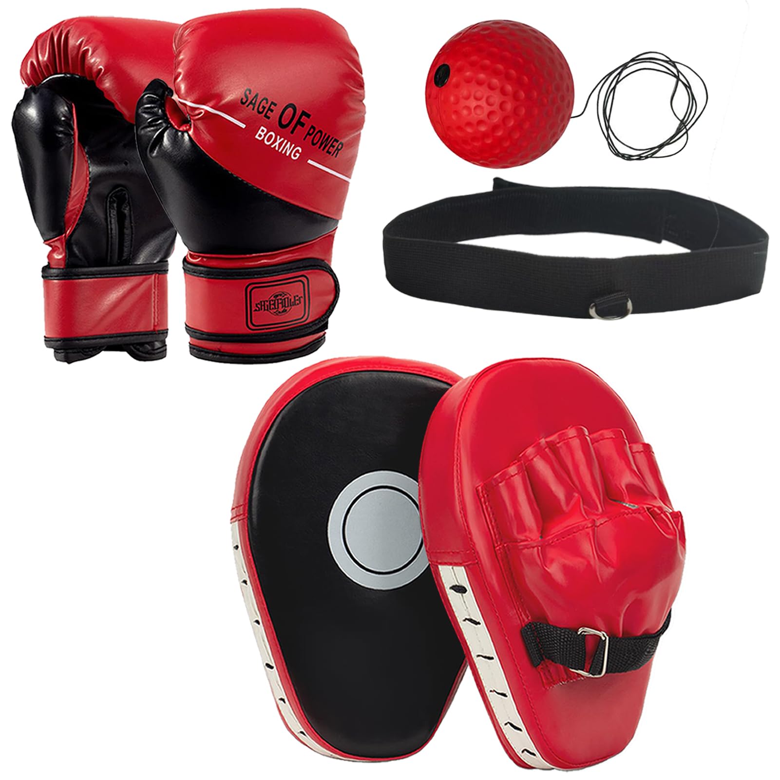 Set Guantoni da Boxe Bambino 3 in 1