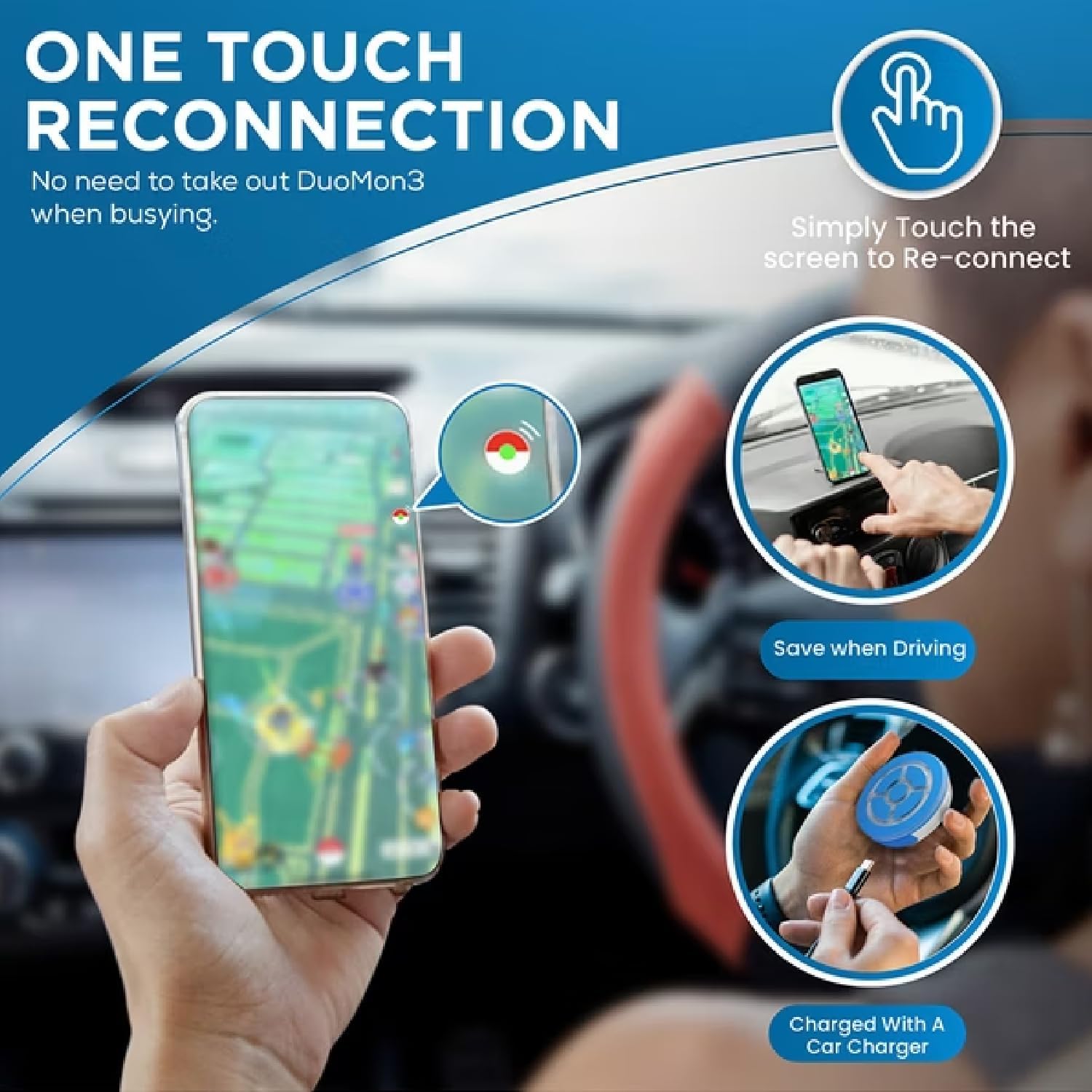 MEGACOM DuoMon 3 Auto Catcher Poké mon Go Pro - immagine 7