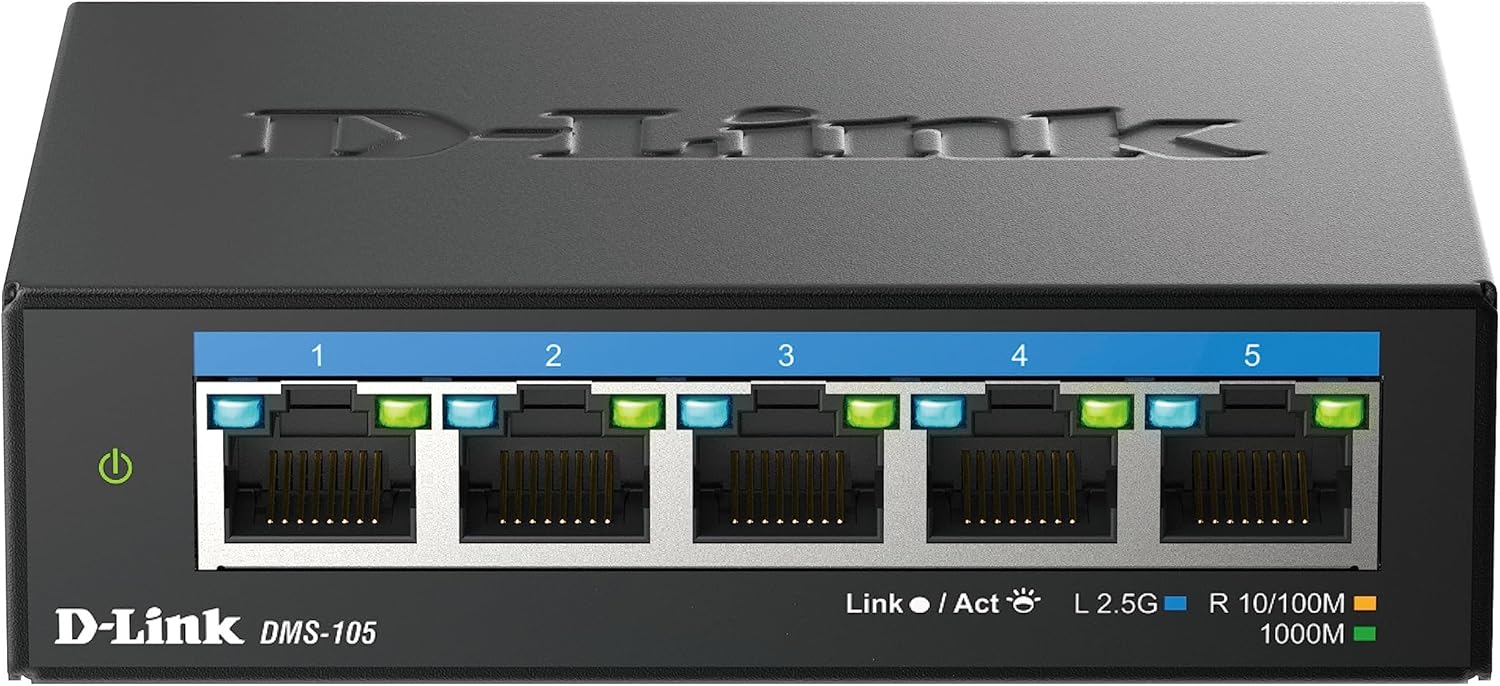 D-link DMS-105 Switch Multi-Gigabit 5 Porte 2.5G - immagine 1