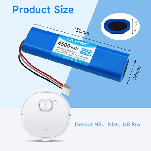Cityork Batteria 4500 mAh 14,4V per Ecovacs Deebot - immagine 4