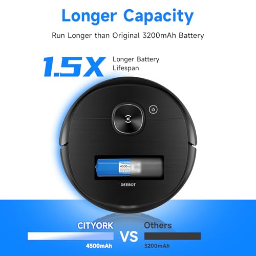 Cityork Batteria 4500 mAh 14,4V per Ecovacs Deebot - immagine 6