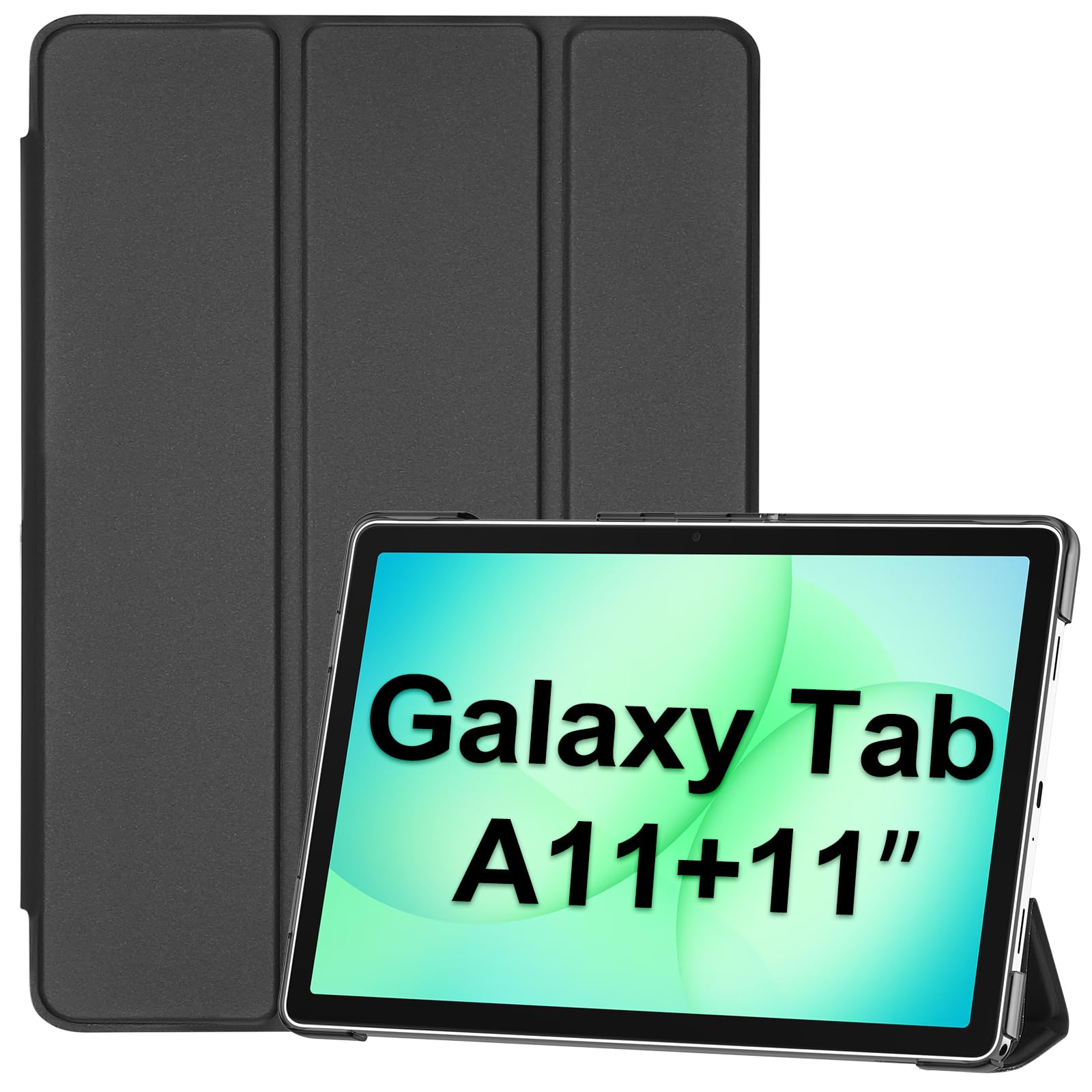 Procase Cover per Galaxy Tab A11+ / A9+ 11 Pollici, Nero