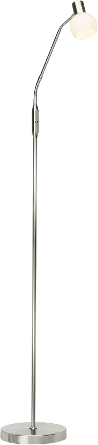 Brilliant Philo Lampada da Terra LED, Ferro/Bianco - immagine 1