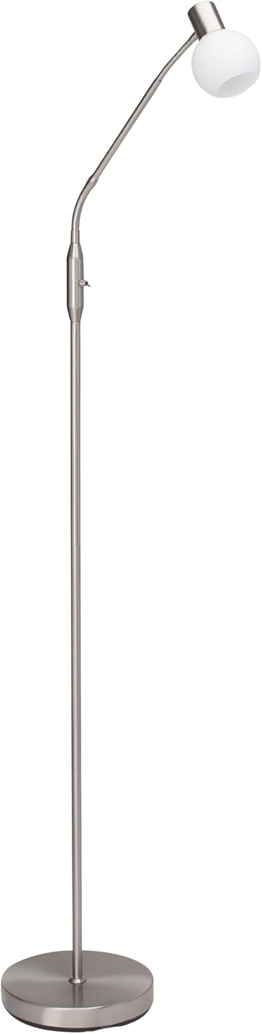 Brilliant Philo Lampada da Terra LED, Ferro/Bianco - immagine 2