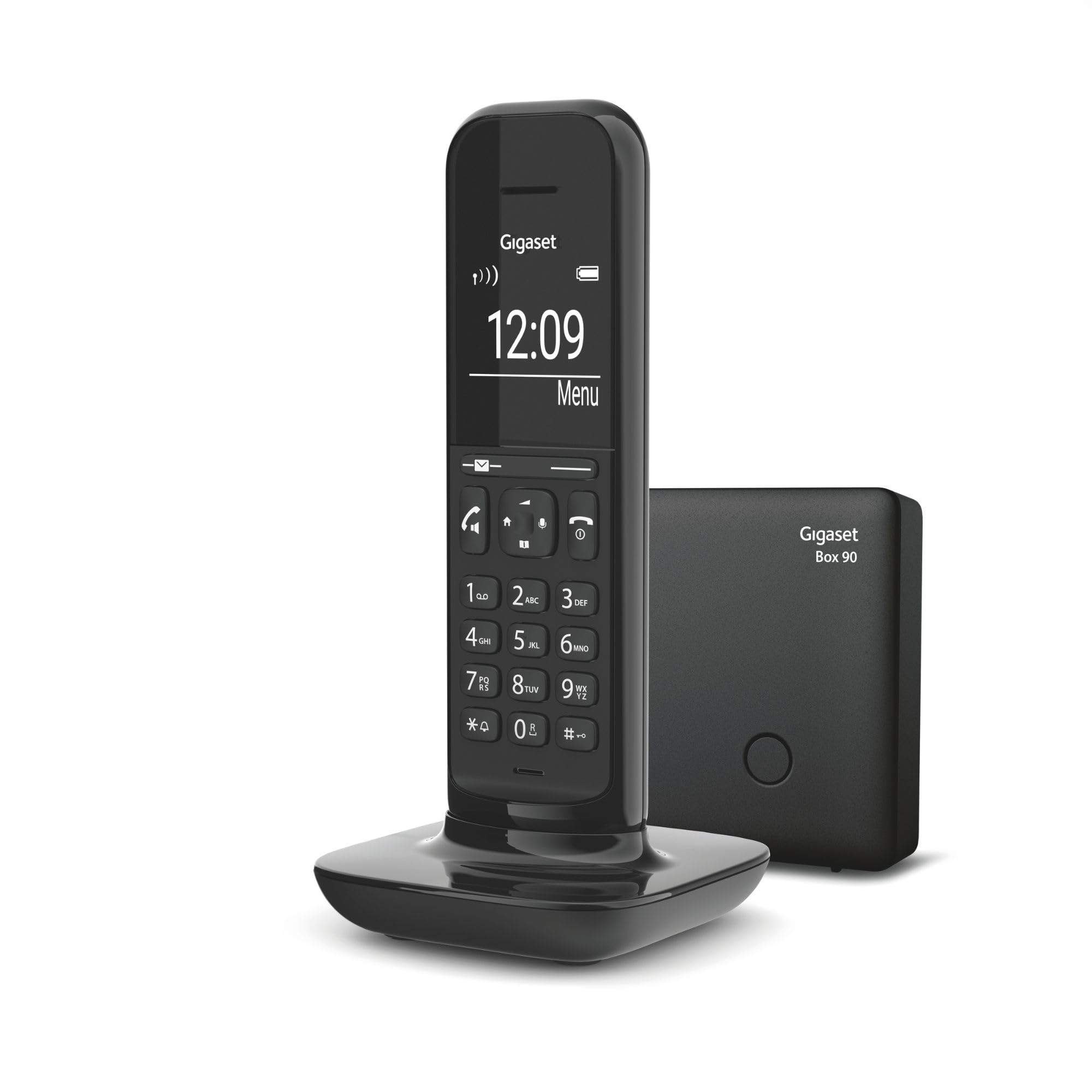 Gigaset CL390 - Telefono DECT Standard, Nero
