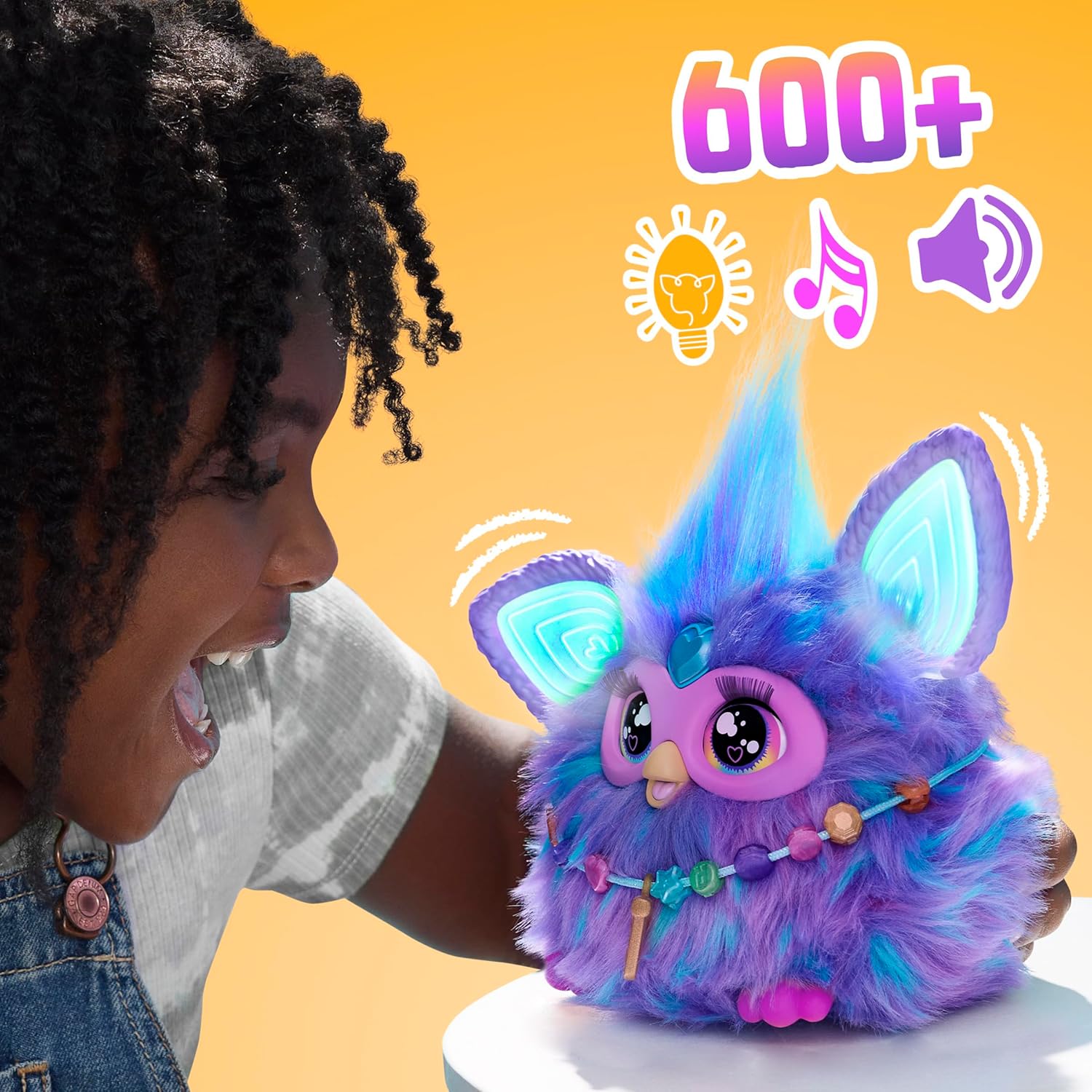 Hasbro Furby Viola - Peluche Elettronico - immagine 5