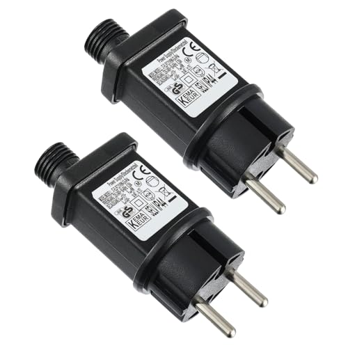 Spina Trasformatore IP44 31V 9W per Luci Natale (2 Pezzi)
