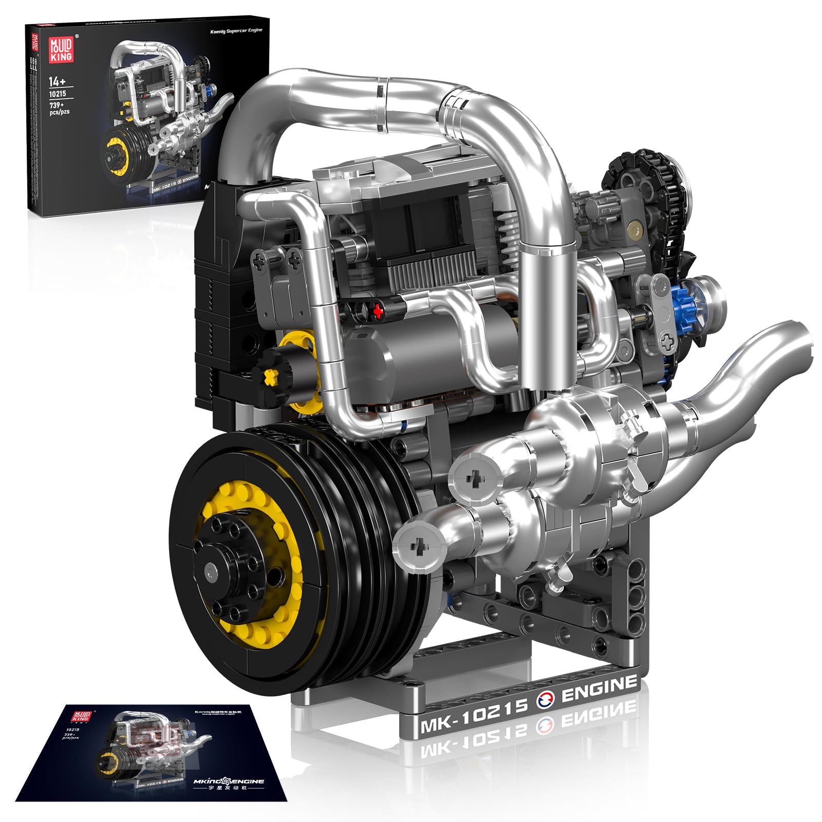 Mould King 10215 Technik V12 - Kit Motore Supersportcar