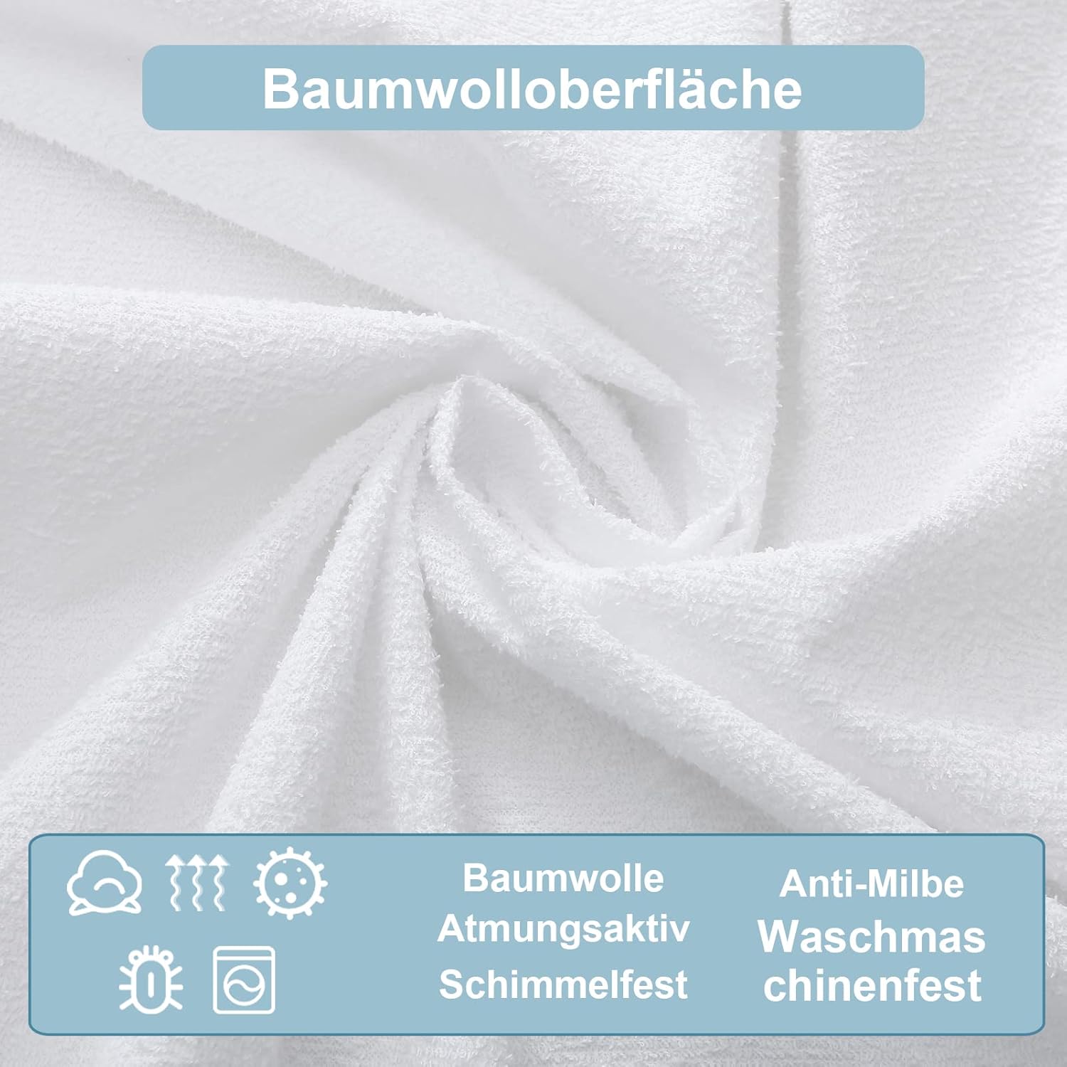 Bedecor Coprimaterasso Matrimoniale 160x190x25cm - immagine 5